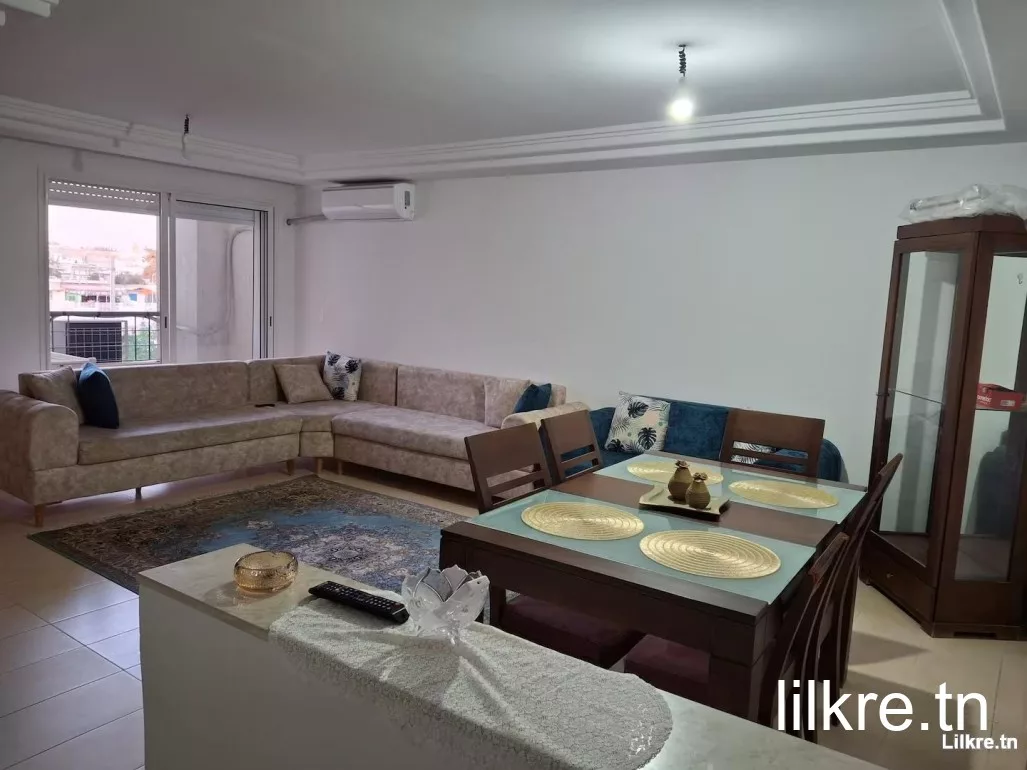 appartement s+2 richement meublée à manouba 