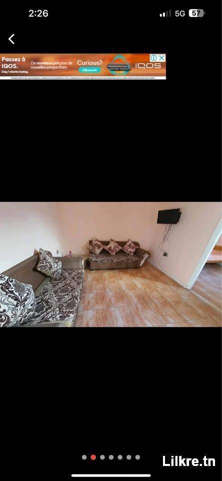 appartement meuble s+2 a souuse
