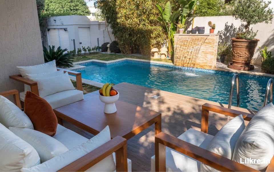 Villa de luxe à Louer pour  Vacances à La Marsa  Tunis