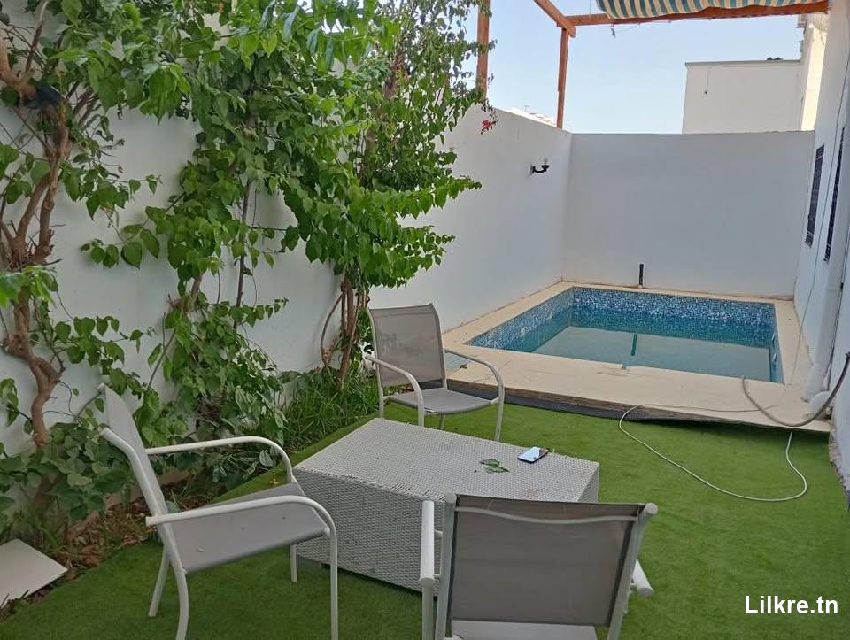A louer Par nuitée villa a Hammamet sud