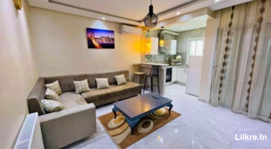 À louer un Appartement S+1 meublé à l’Aouina