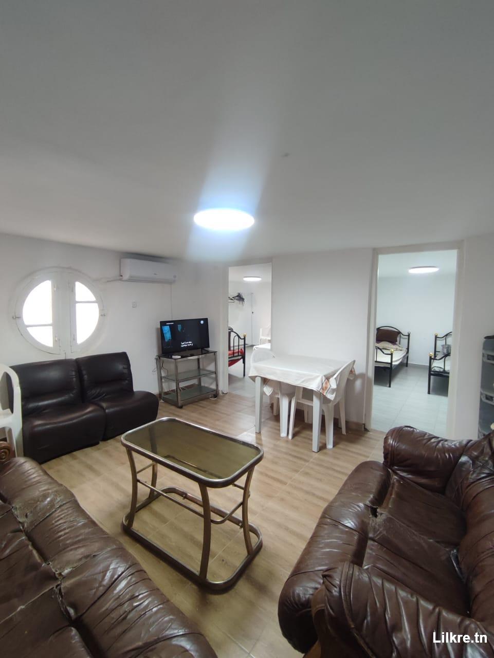 À louer un Maison S+2 indépendante à Ezzahra Ville