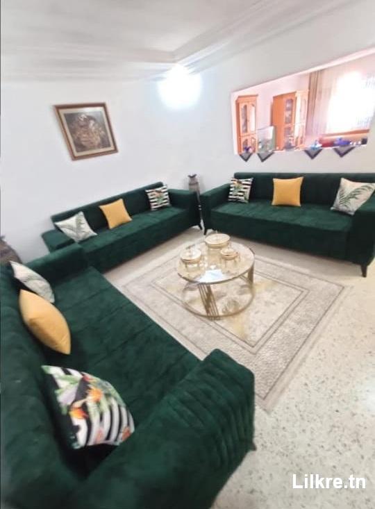 À louer un Appartement S+2 climatisé avec WiFi