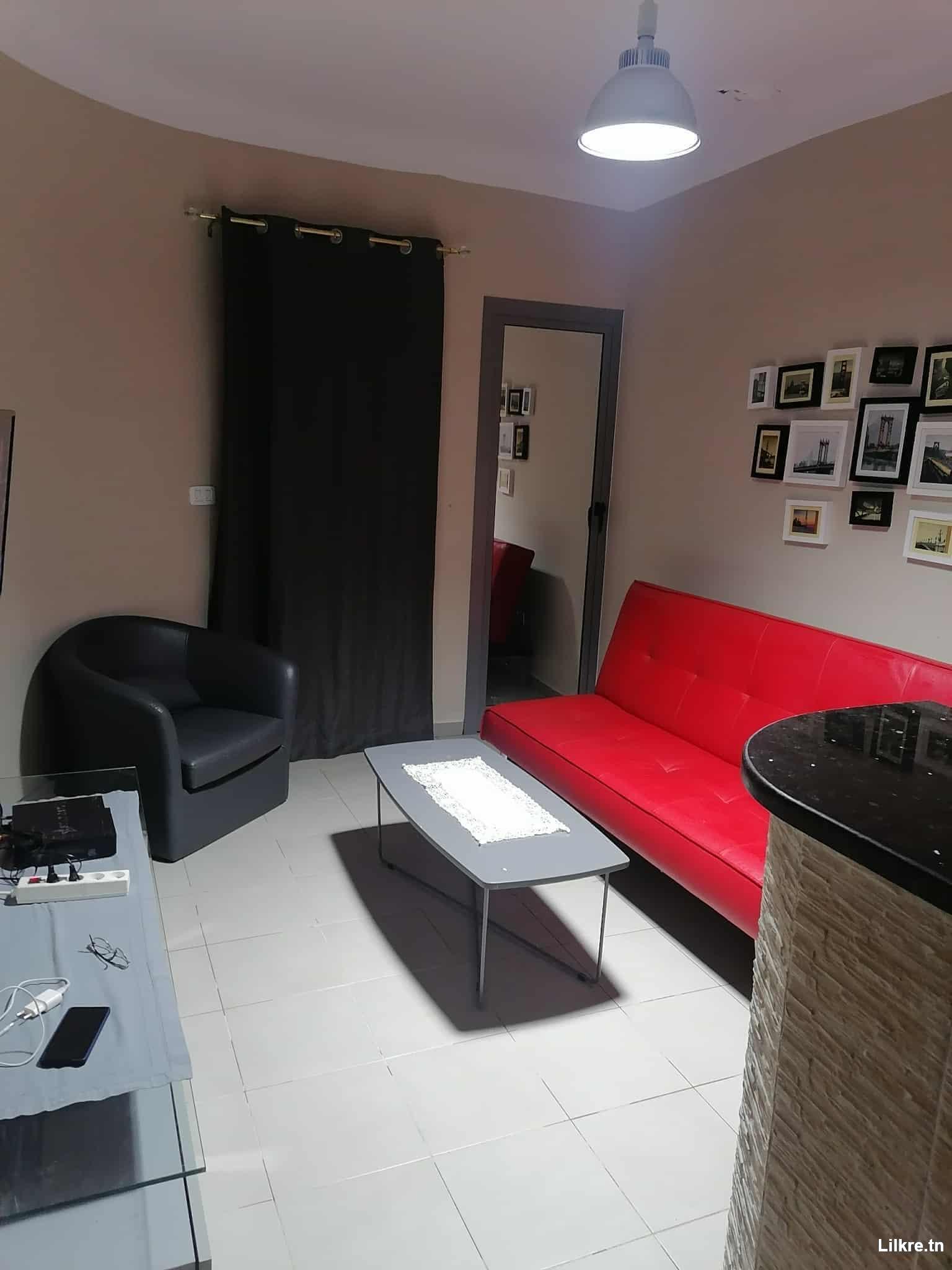 À louer un appartement S+2 à la plage de la Corniche à Bizerte