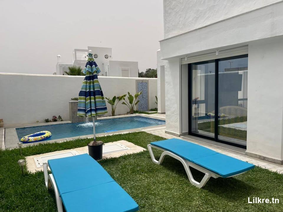 À louer pour les vacances : Villa avec piscine à Hammamet Nord 
