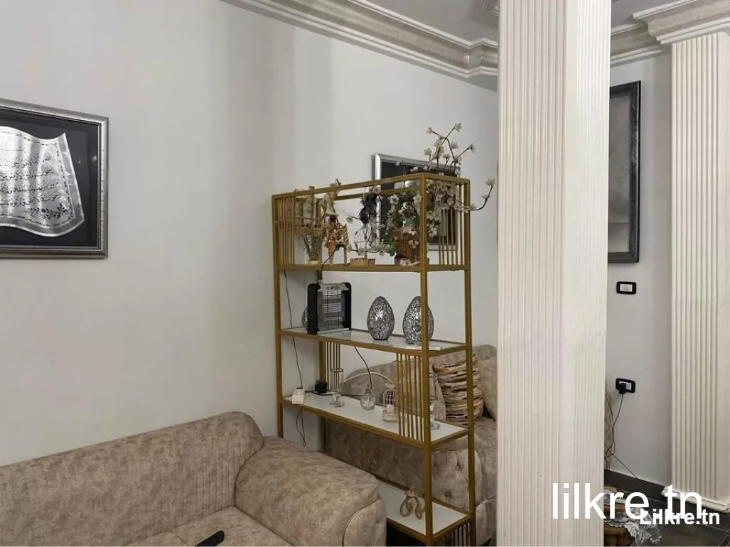 A louer un Appartement S+2 richement meublée    situé à  nouvelle médina jadida.