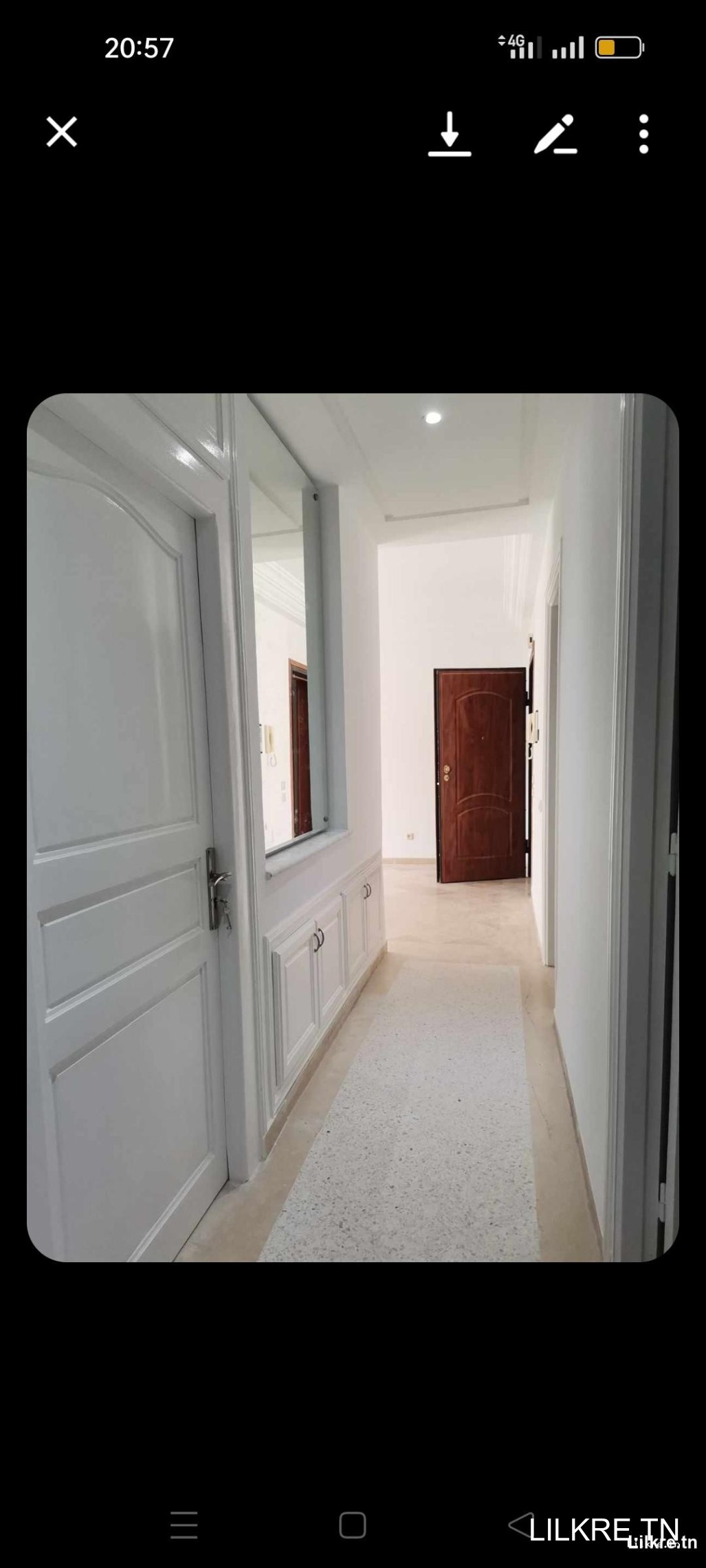Appartement s+3 à louer cité hedi nouira ariana 1ère étage