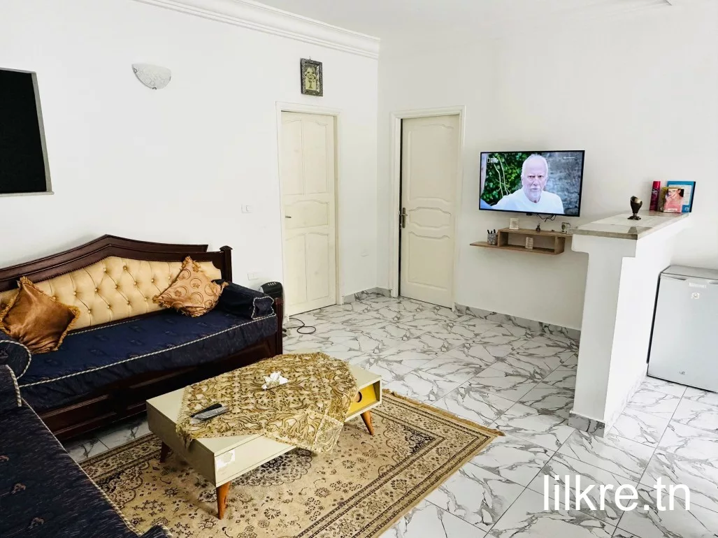 À louer – Appartement S+2 meublé à Hammamet (location de vacances)