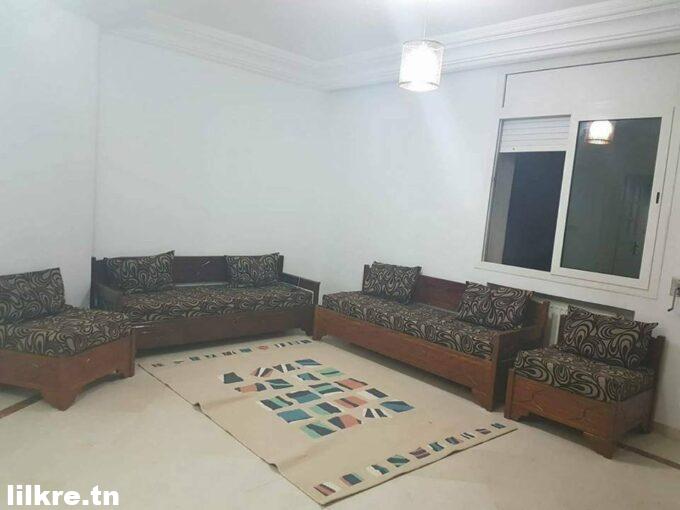 un bel appartement S+3 meublé a Monastir