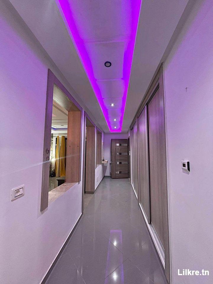 A louer un Appartement S+2 Richement Meublé à Sidi Deoued la Marsa