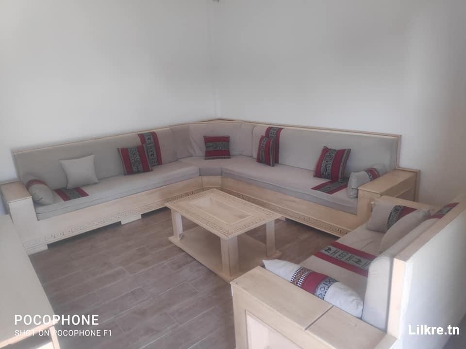 A louer une maison meublée a Rejiche Mahdia 