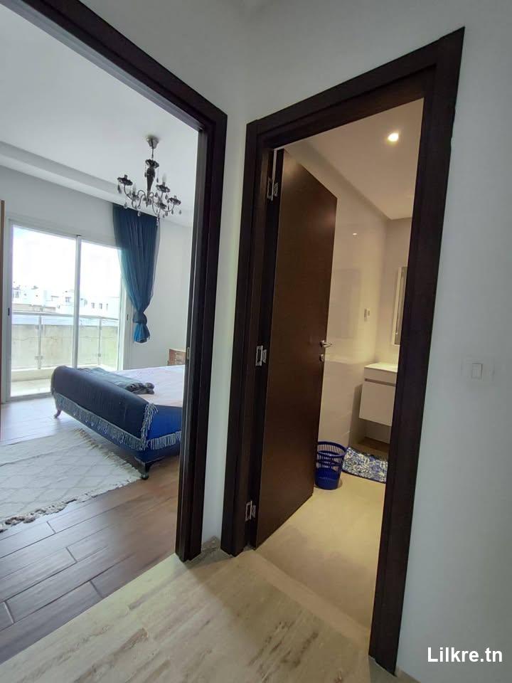 A louer un appartement à jardin de carthage  