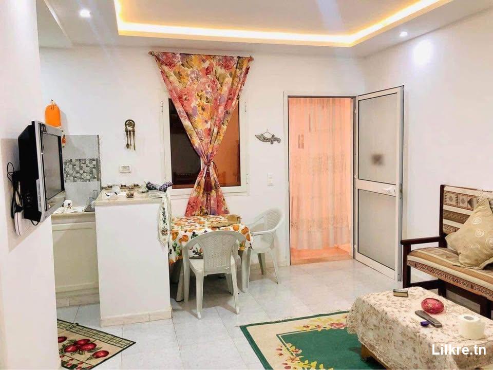S+1 Studio à louer au kram ouest , meublé