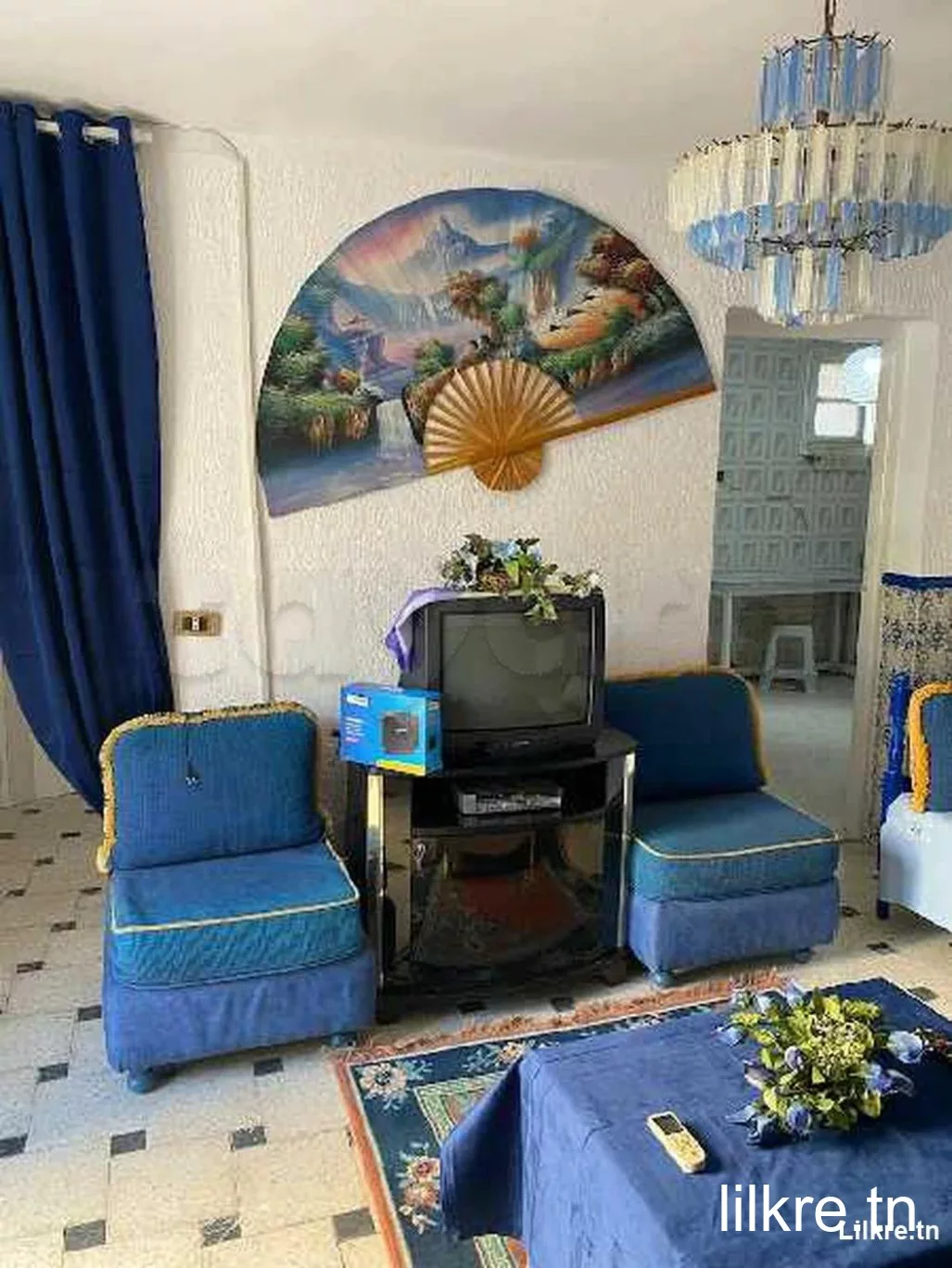 à louer studio s+2 meublé à khaznadar 