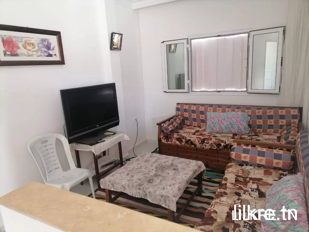   A  louer Studio s+1meublé à louer à la  bizerte