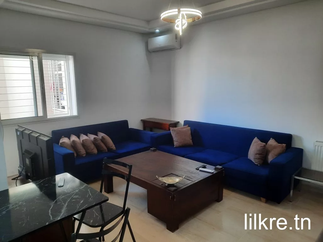 Appartement S+1 Richement Meublé à Louer au RDC à Manouba