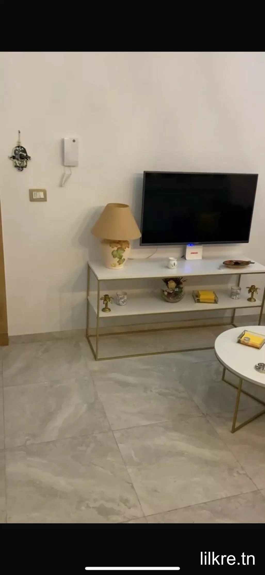 Appartement S+1 Haut Standing Meublé à Louer – Cité Les Palmeraies, Aïn Zaghouan