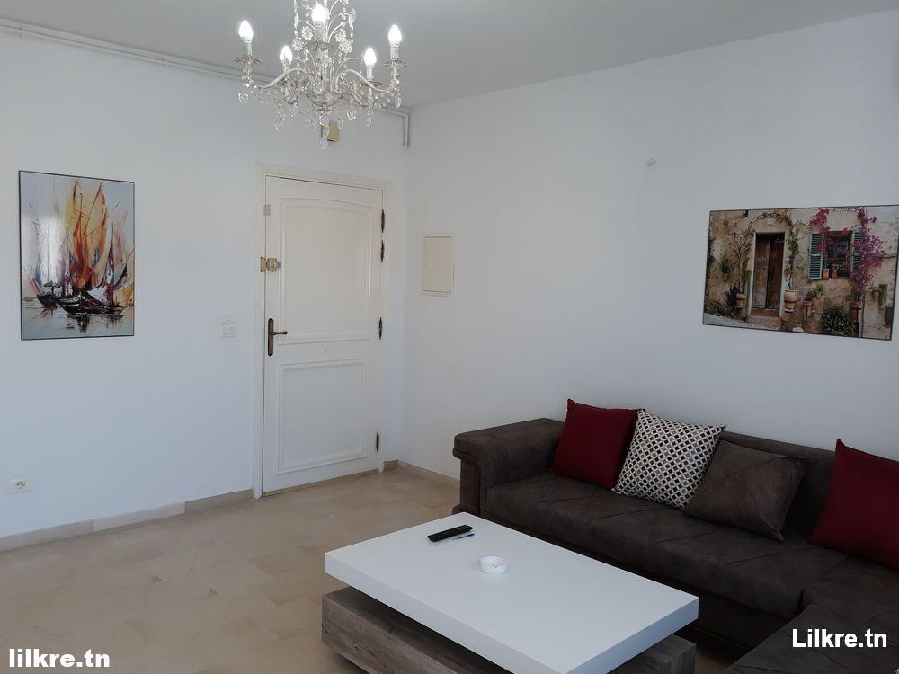 A louer un appartement bien meublé S+2 a Manouba