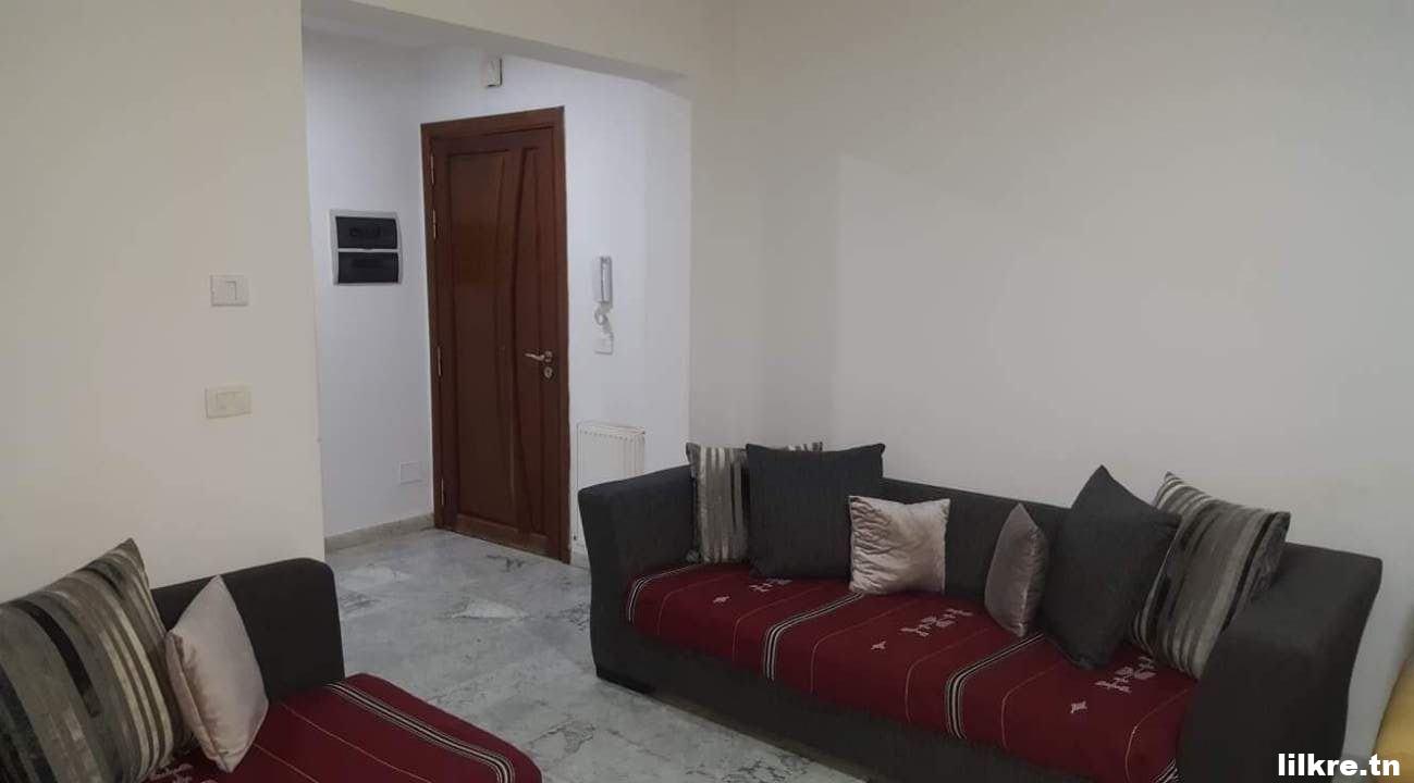 A louer un Appartement S+2 Richement Meublé équipé situé à l’Aouina