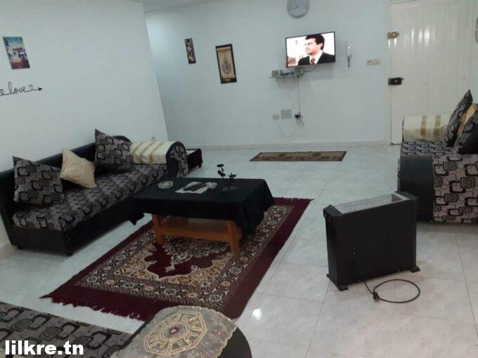 Appartement S+3 meublé