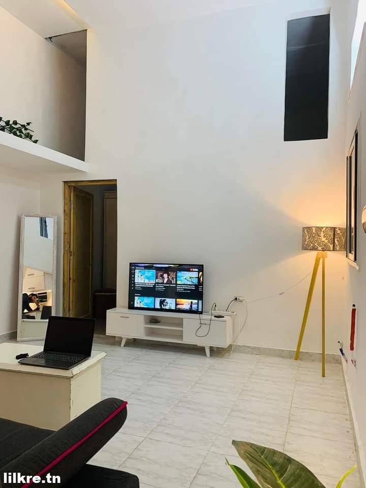 A Louer un Appartement S+1 Richement Meublé à la goulette