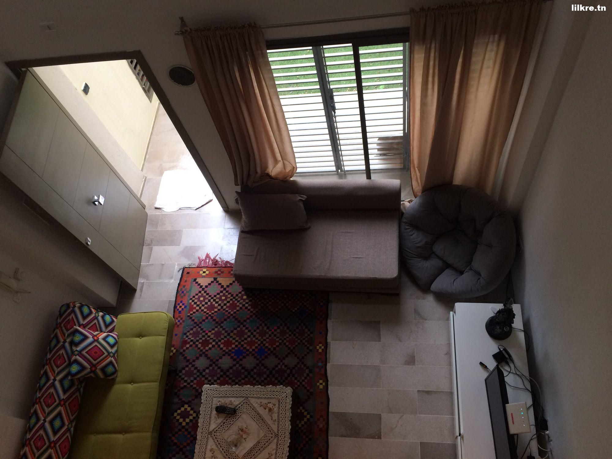  A louer un Appartement S+1 Richement Meublé à la Marsa
