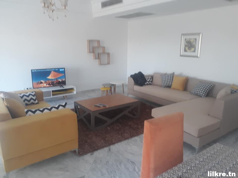 Location un Appartement S+2 Richement Meublé à la Marsa