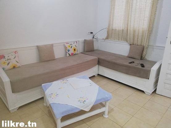  A louer un Studio S+2 Richement Meuble à Marsa