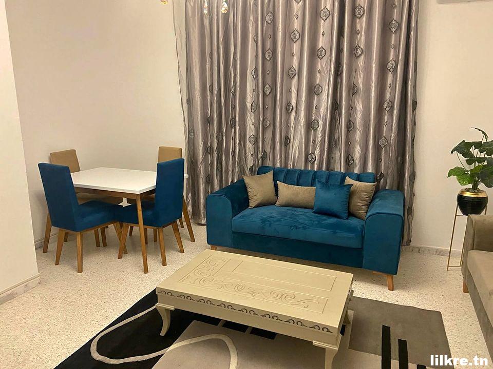  A louer un Appartement S+1 Richement Meublé au Bardo