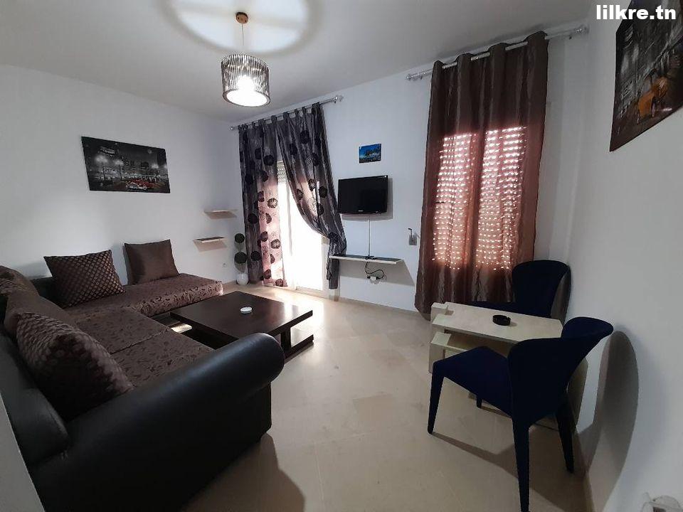 A louer un Appartement S+1 Richement Meublé à Manar