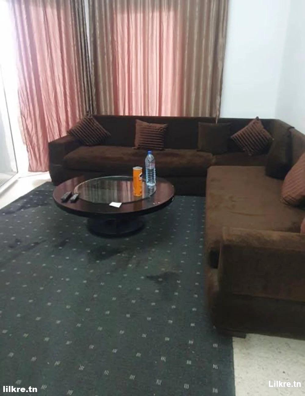 A louer un Appartement S+1 Richement Meublé à Manzah9