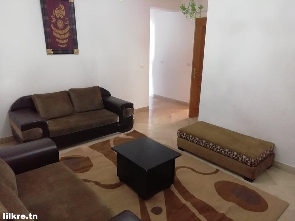A louer un Appartement S+1 Richement Meublé à Ennaser 2