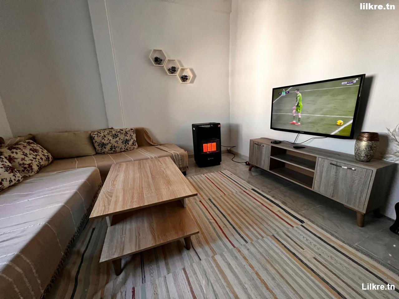 un appartement richement meublé s+2