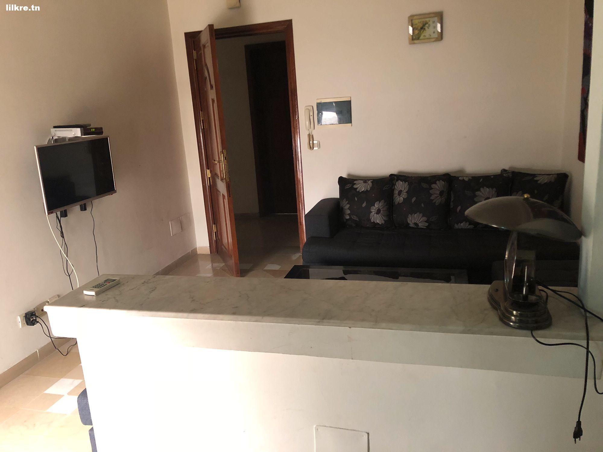 A louer un Appartement S+1 Richement Meublé à Ennasr
