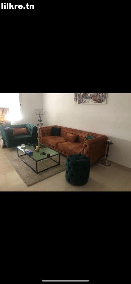  A Louer un Appartement S+1 Richement Meublés à Enasser