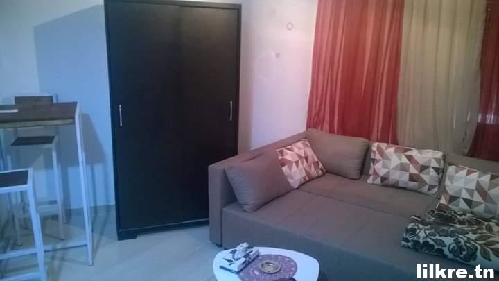 A louer un Appartement S+0 Richement Meublé haut standing à citée Enasser 2