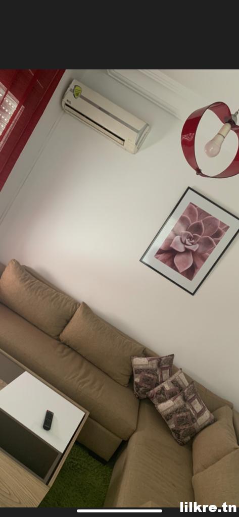 A louer Un appartement S+1 Richement Meublé à Enasser