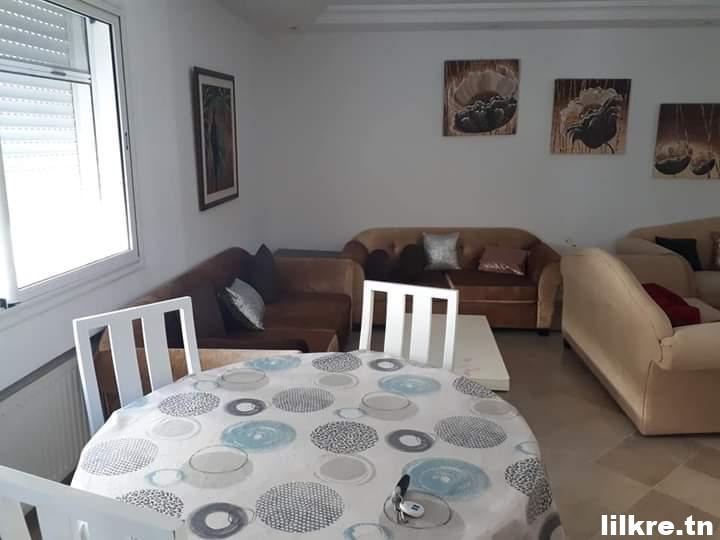 A louer Un Appartement S+1 Richement Meublé à Enasser