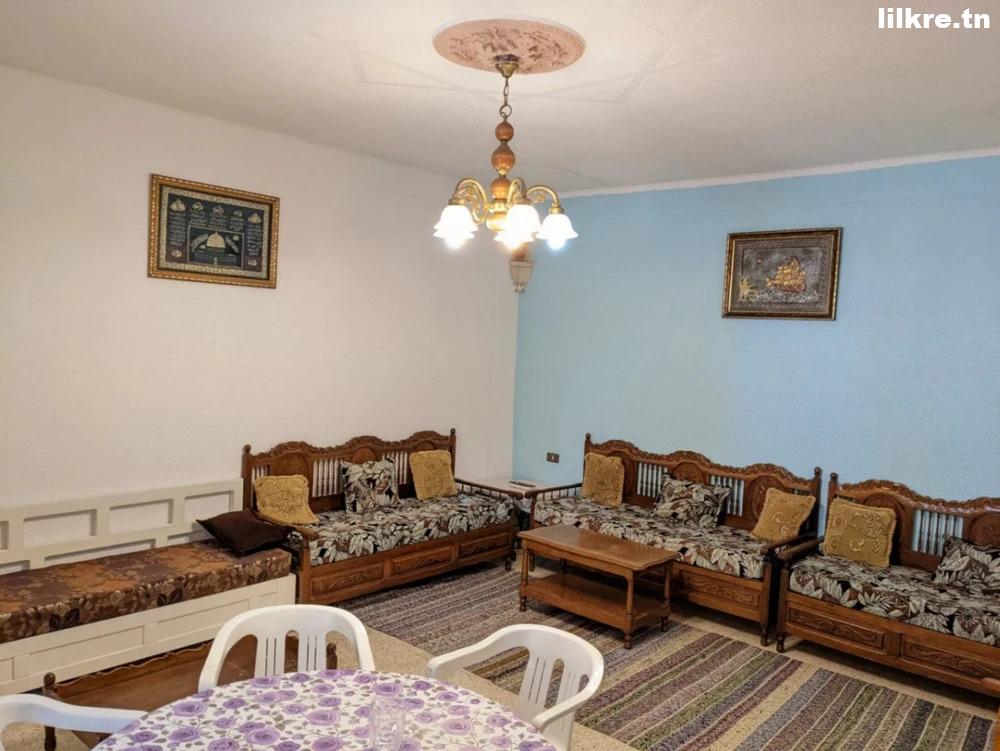A louer Maison S+3 Richement Meublé à Plage Hammem Ghezez