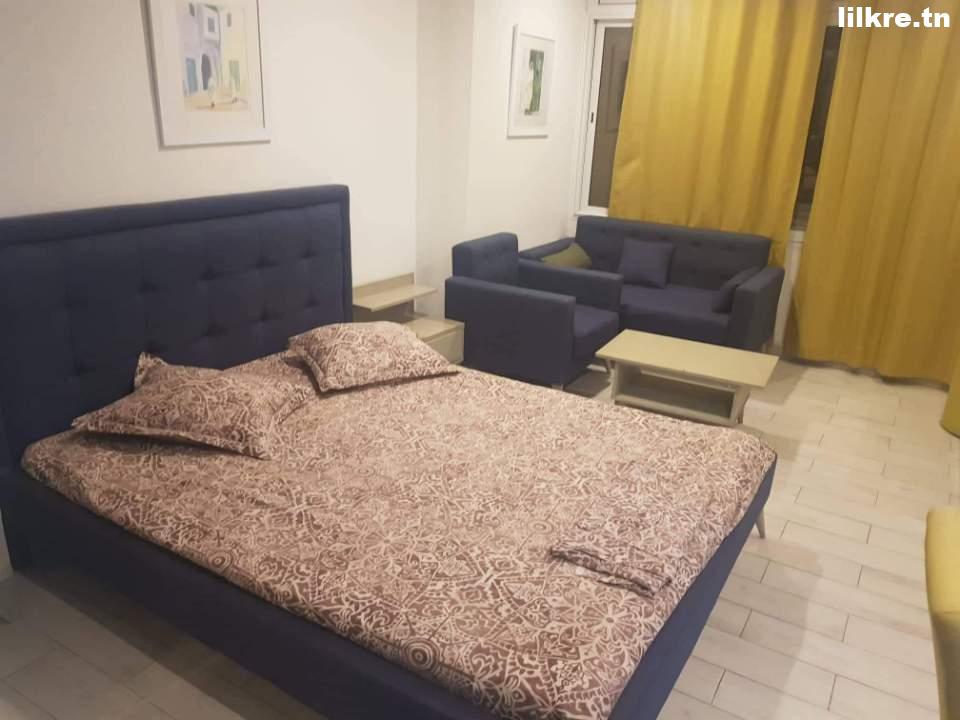 A louer joli Appartement S+0 Richement Meublé à Hammamet