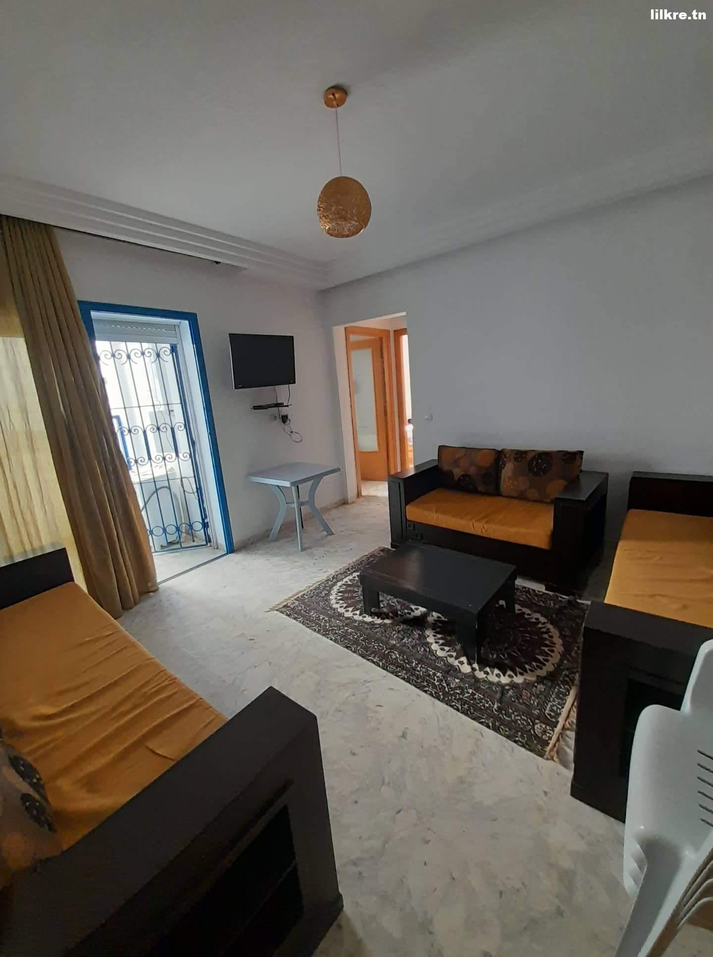 A louer un Appartement S+1 Richement Meublé à Mrezga 