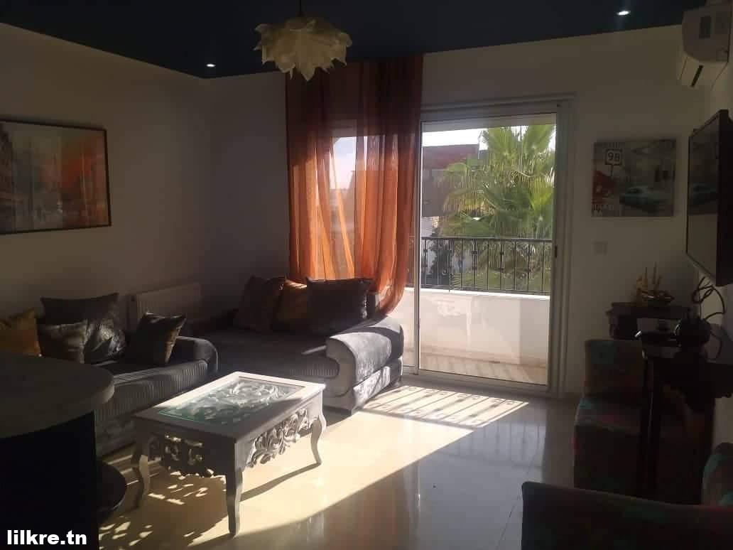 A louer un Appartement Richement Meublé S+2 à Hammamet