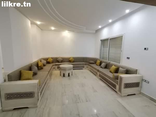 A louer un Appartement S+4 Richement Meublé à Kélibia