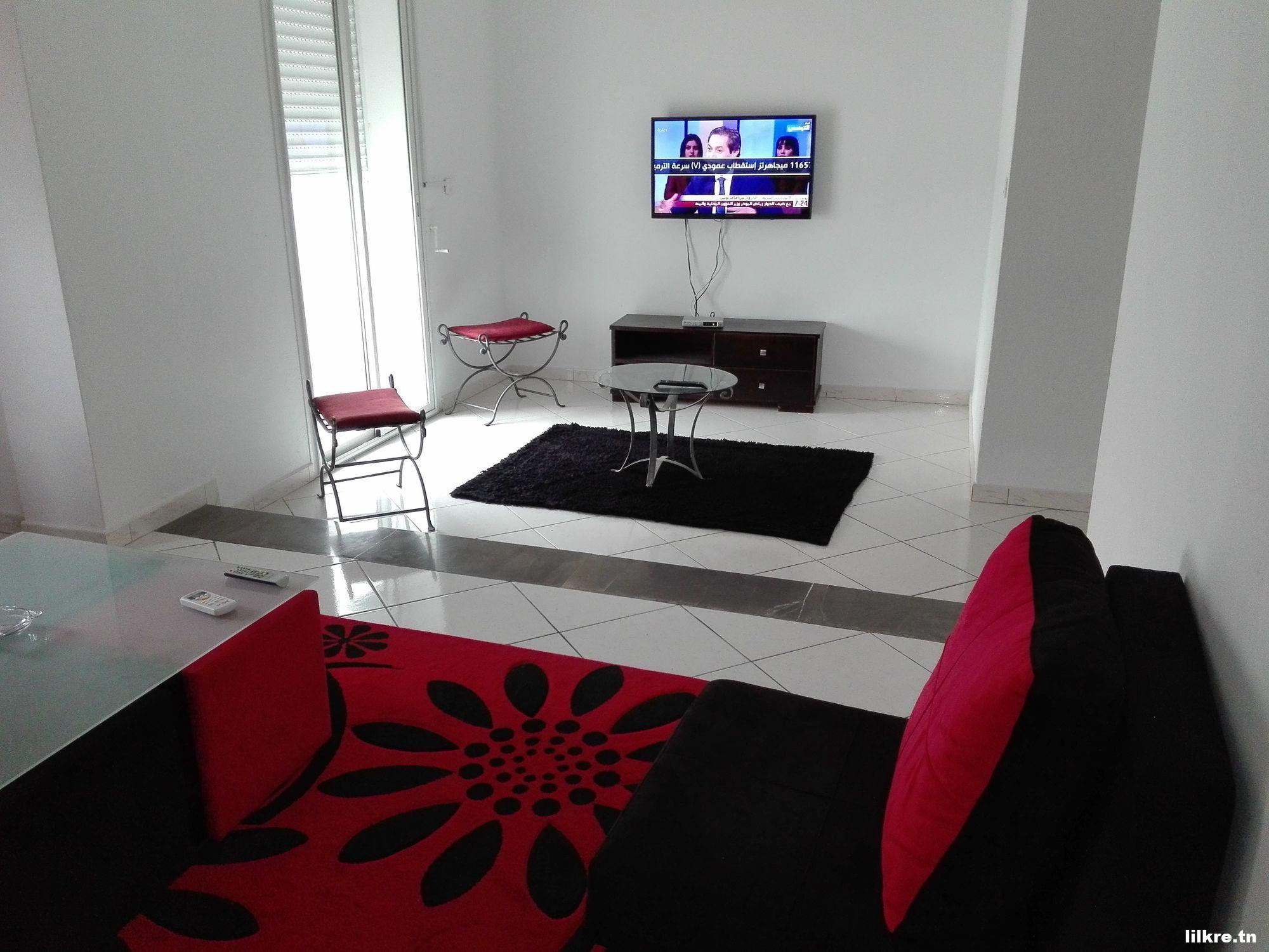 A louer un Appartement S+2 Richement Meublé à kelibia