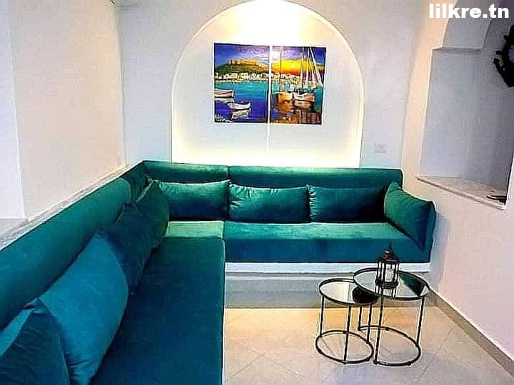 A louer une Villa S+2 Richement Meublé à kelibia 