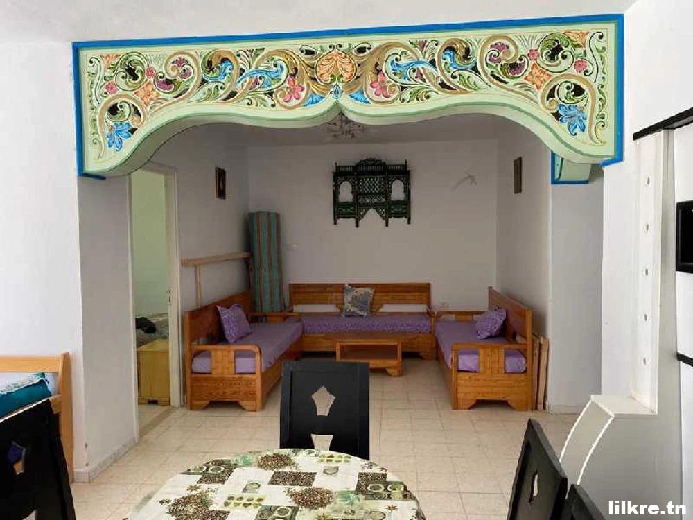 A louer une Maison S+2 Richement Meublé à kelibia