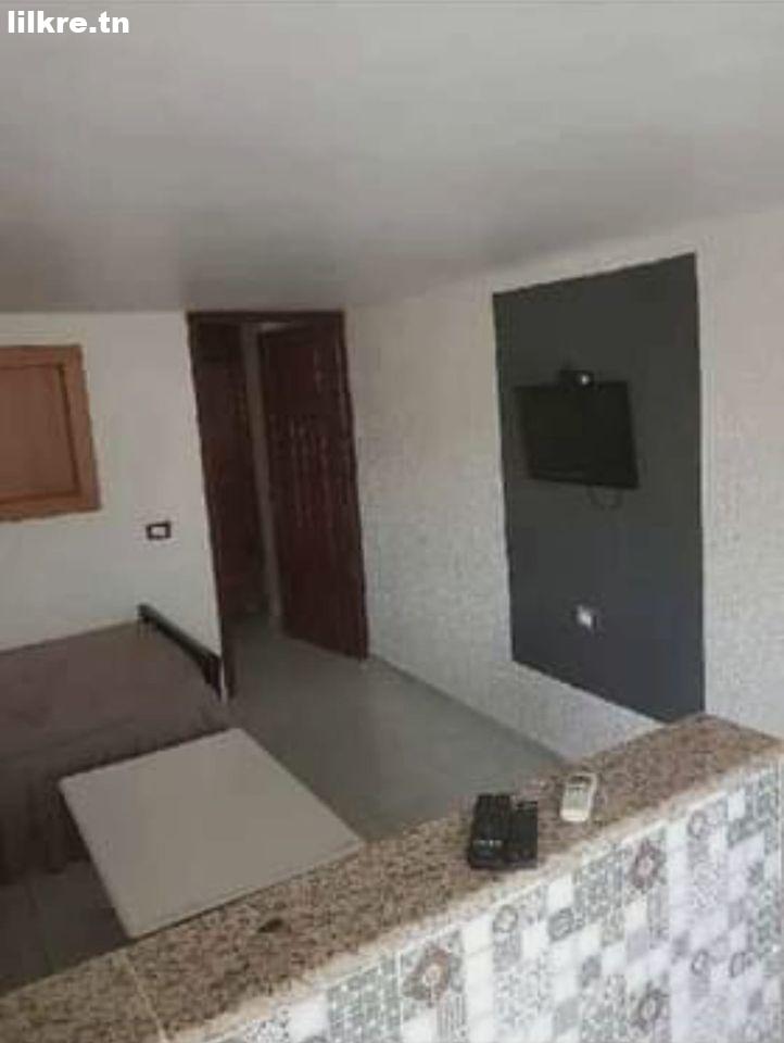 A louer un Studio S+1 à Kélibia Richement Meublé 