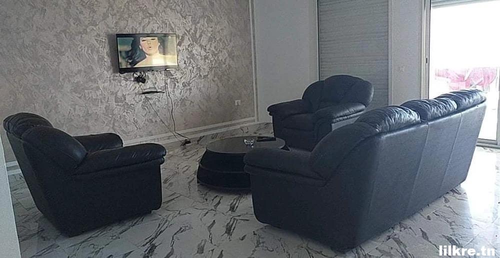 A louer un Appartements S+2 Richement Meublés à Mrezga