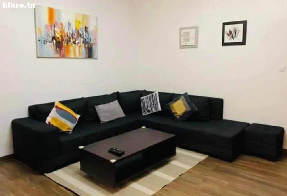 A louer Un Appartement S+1 Richement Meuble aux Jardins de Carthage