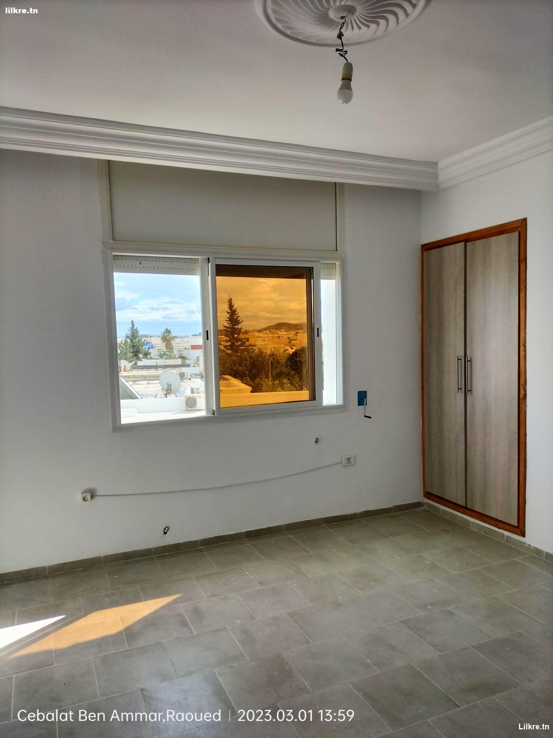  A louer un Appartement S+2 à cité ghazela 2